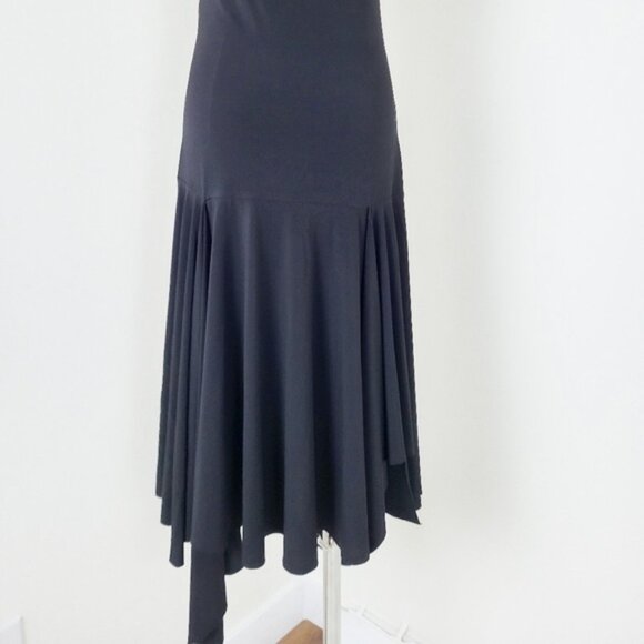 Y2K Fairy Midi Prom Dress Drop Waist Sleeveless Spaghetti Straps Tank - Picture 11 of 13